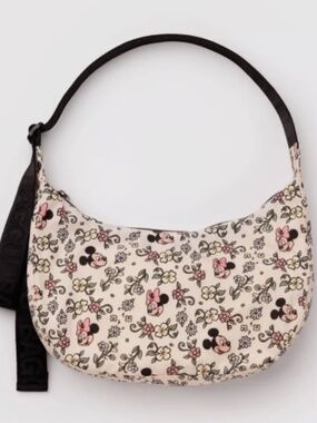 Baggu Medium Crescent - Storybook Floral - DISNEY COLLAB